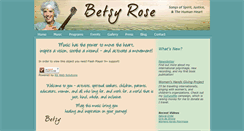 Desktop Screenshot of betsyrosemusic.org